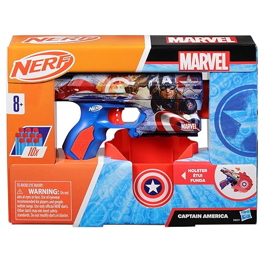 Hasbro Nerf Captain America Blaster — image 4