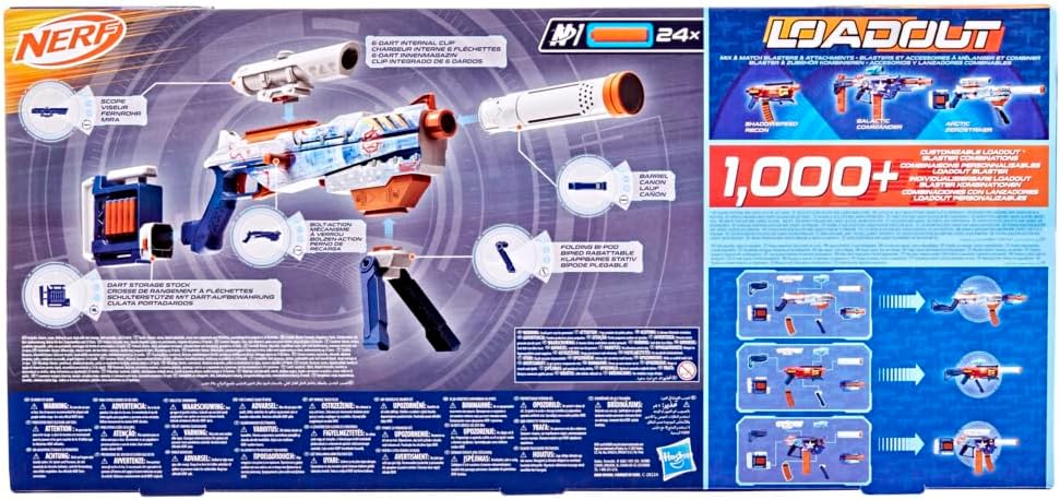 Hasbro Nerf Load Out Arctic Zerostriker G1763 - Colorland Toys