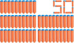 Hasbro Nerf N Series Refill Darts 50 Pieces