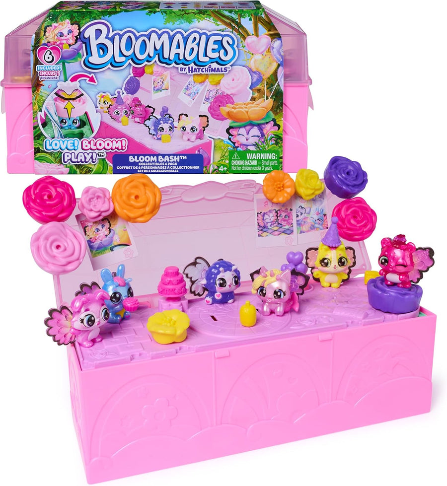 Hatchimals Bloomables Bloom Bash 6-Pack Collectible Toy Set