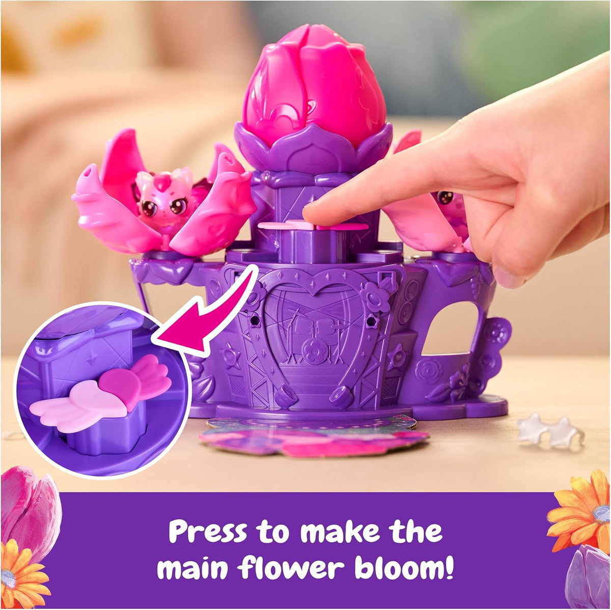Hatchimals Bloomables Flower Fest 3-PK Collectible Toy Set — image 2