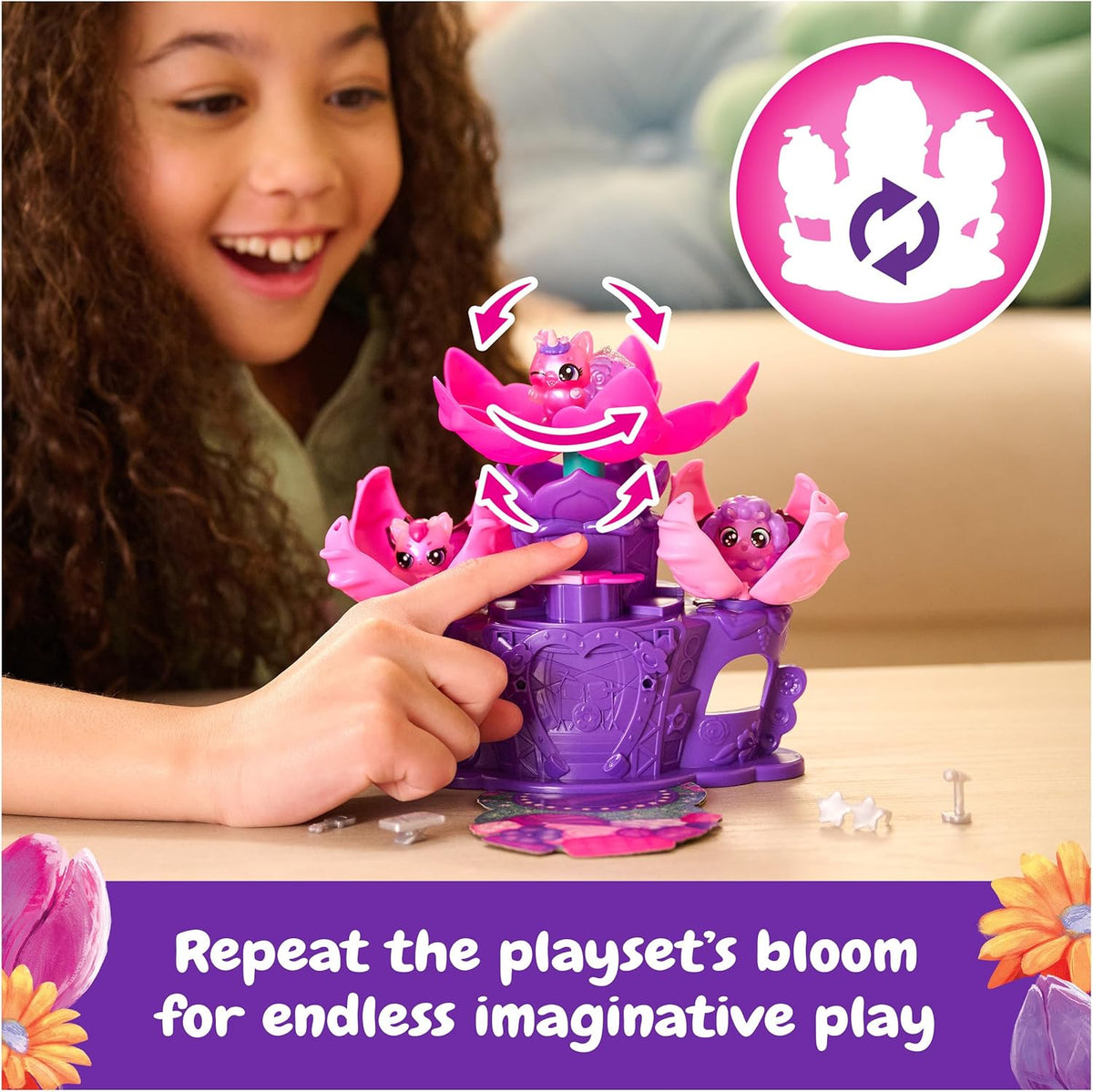 Hatchimals Bloomables Flower Fest 3-PK Collectible Toy Set — image 3