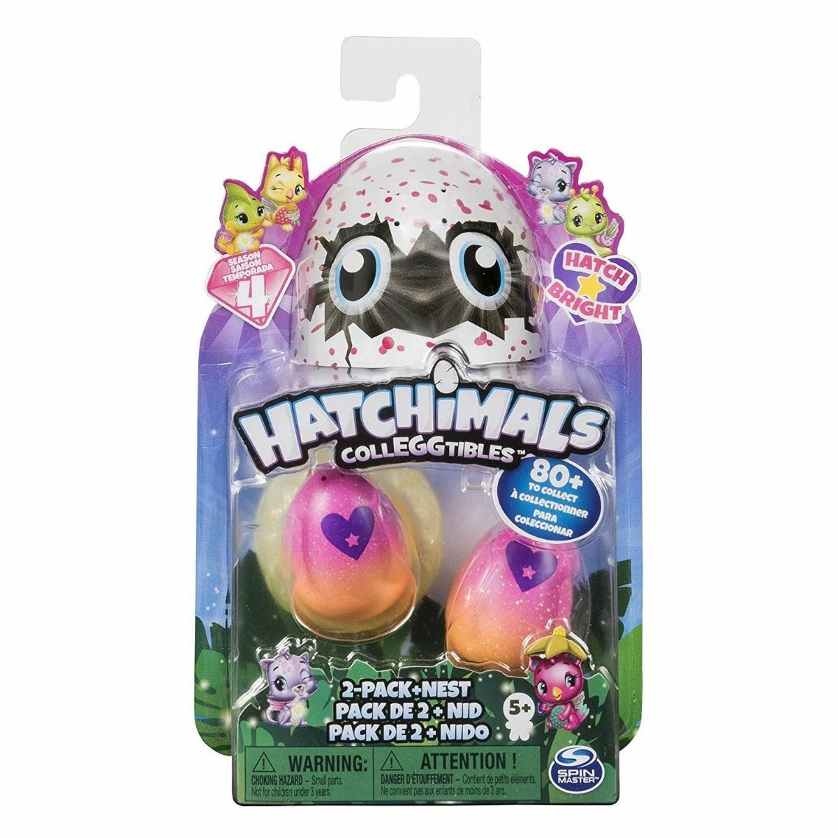 Hatchimals Colleggtibles Season 4 Two Pack with Nest — image 2