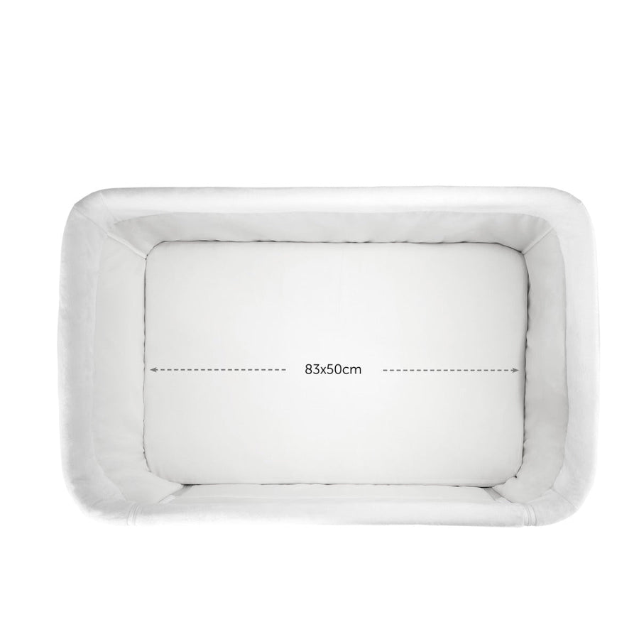 Hauck Face to Me 2 Melange Grey Baby Bed 608531 — image 6
