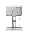 Hauck Face to Me 2 Melange Grey Baby Bed 608531