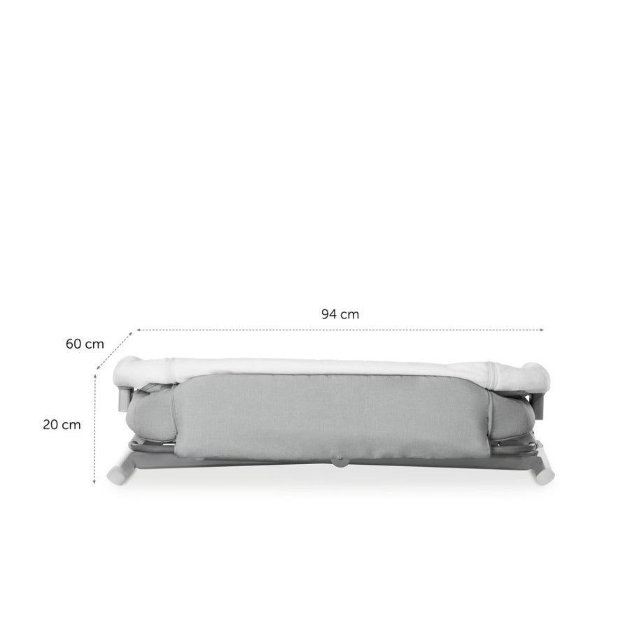 Hauck Face to Me 2 Melange Grey Baby Bed 608531 — image 7