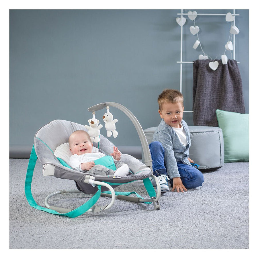 Hauck Leisure Bear Hearts Baby Rocker Grey 63402 — image 2