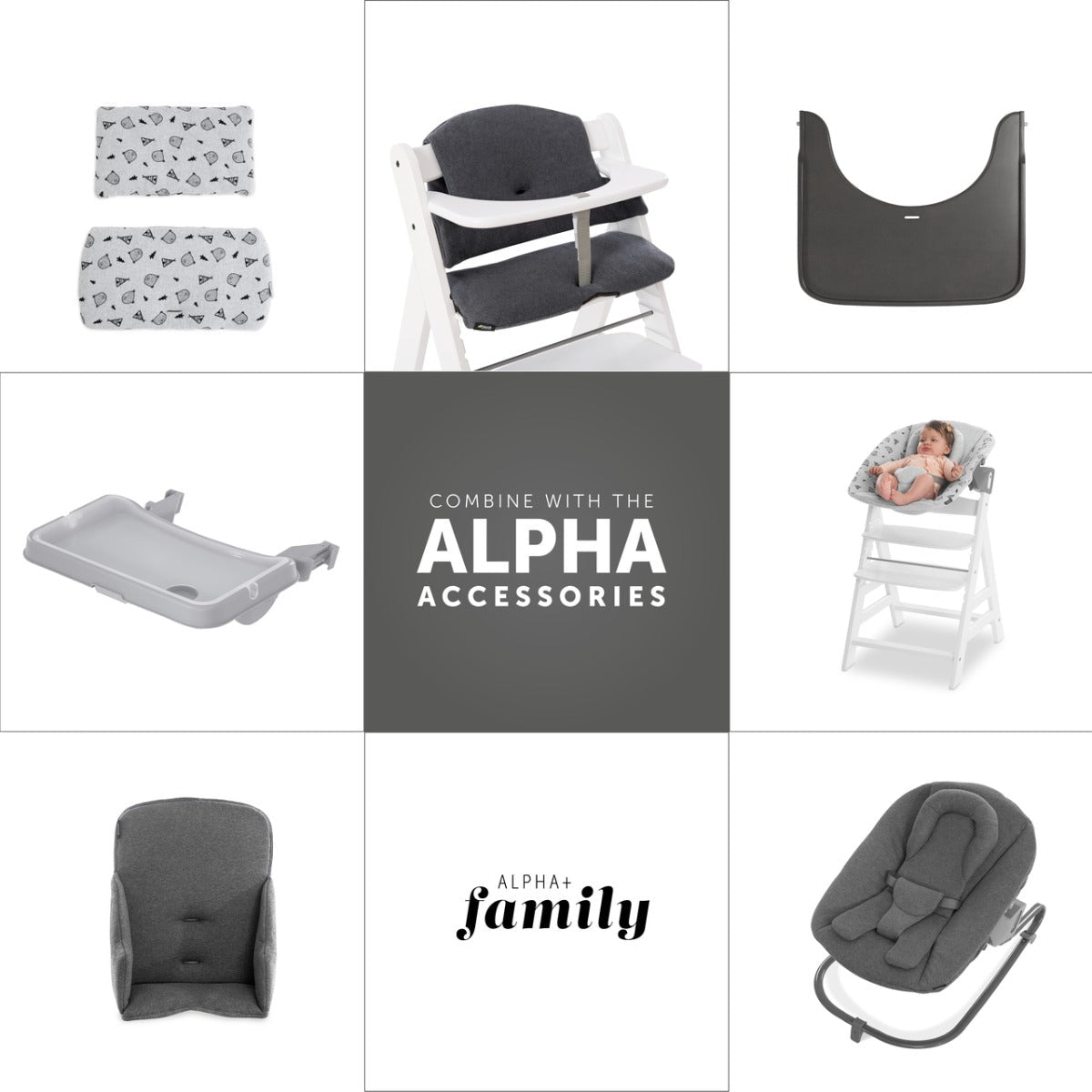 Hauck Wooden High Chair Alpha+ Rose 661314 — image 3