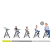 Hauck Wooden High Chair Alpha+ Rose 661314