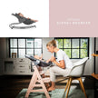 Hauck Wooden High Chair Alpha+ Rose 661314