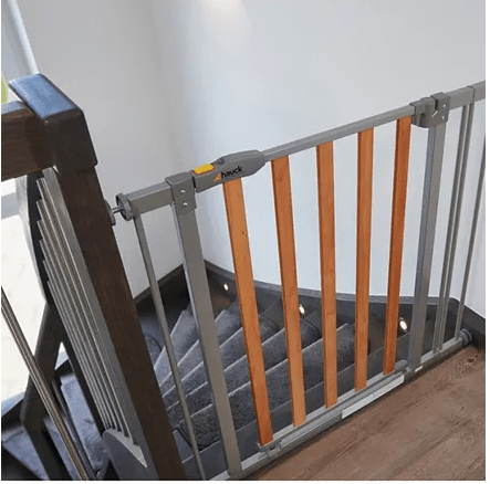 Hauck Woodlock Safegate 75-80cm with Extension 21cm Silver 595015 — image 4