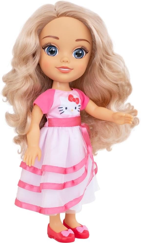 Hayati Girl Doll Hello Kitty Party Dress 14inch — image 2