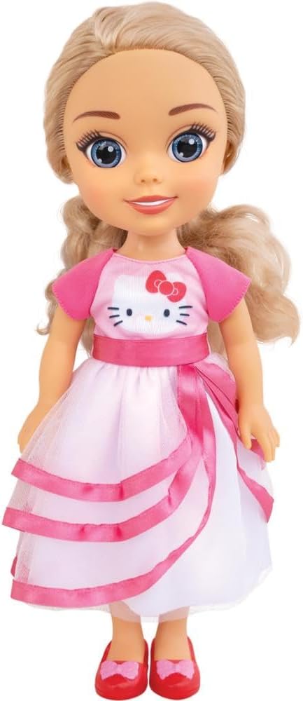 Hayati Girl Doll Hello Kitty Party Dress 14inch — image 5