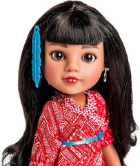 Hearts For Hearts Girls Mosi Native American 14 - inch Doll 36116 - Colorland Toys
