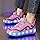 Heely Double Wheels Shoes With Lights Size 30 - Pink LRDWS212 - 30 - Colorland Toys