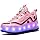 Heely Double Wheels Shoes With Lights Size 34 - Pink LRDWS212-34 — image 2