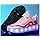 Heely Double Wheels Shoes With Lights Size 38 - Pink LRDWS212-38