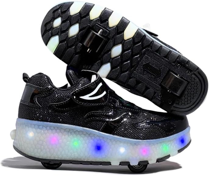 Heely Roller Shoes With Lights Size 36 - Black LRHS210-36 — image 1