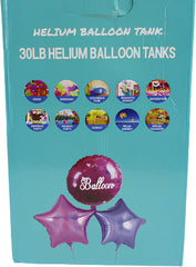 Helium Cylinder Gas Balloon 9 - Inch 30LB 0868971 - Colorland Toys