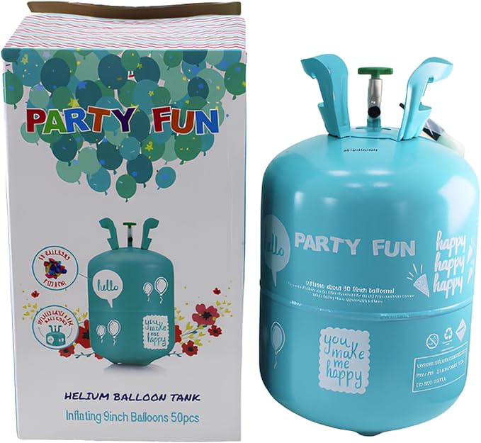 Helium Cylinder Gas Balloon 9 - Inch 30LB 0868971 - Colorland Toys