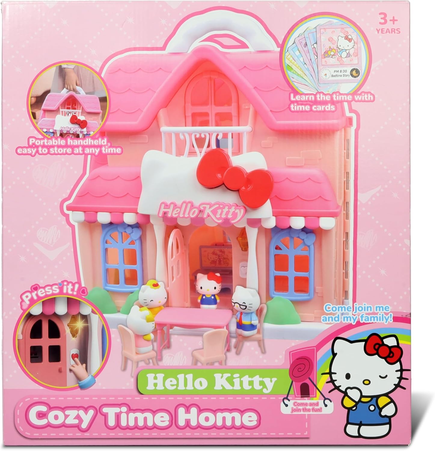 Hello Kitty Cozy Time Home Dollhouse Playset - Colorland Toys