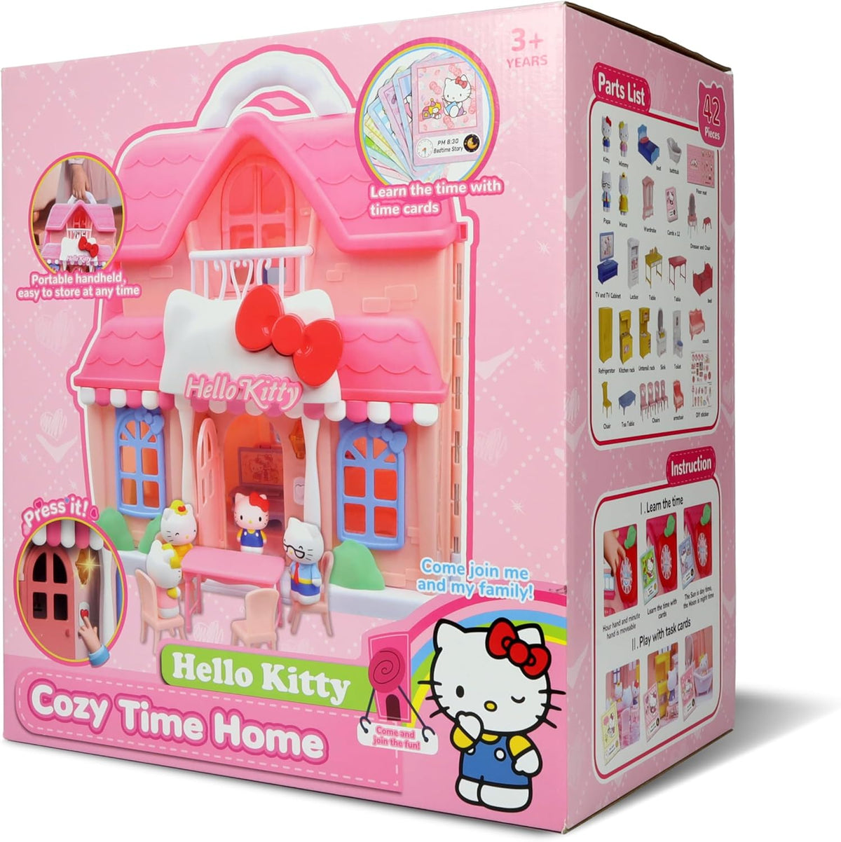 Hello Kitty Cozy Time Home Dollhouse Playset — image 1