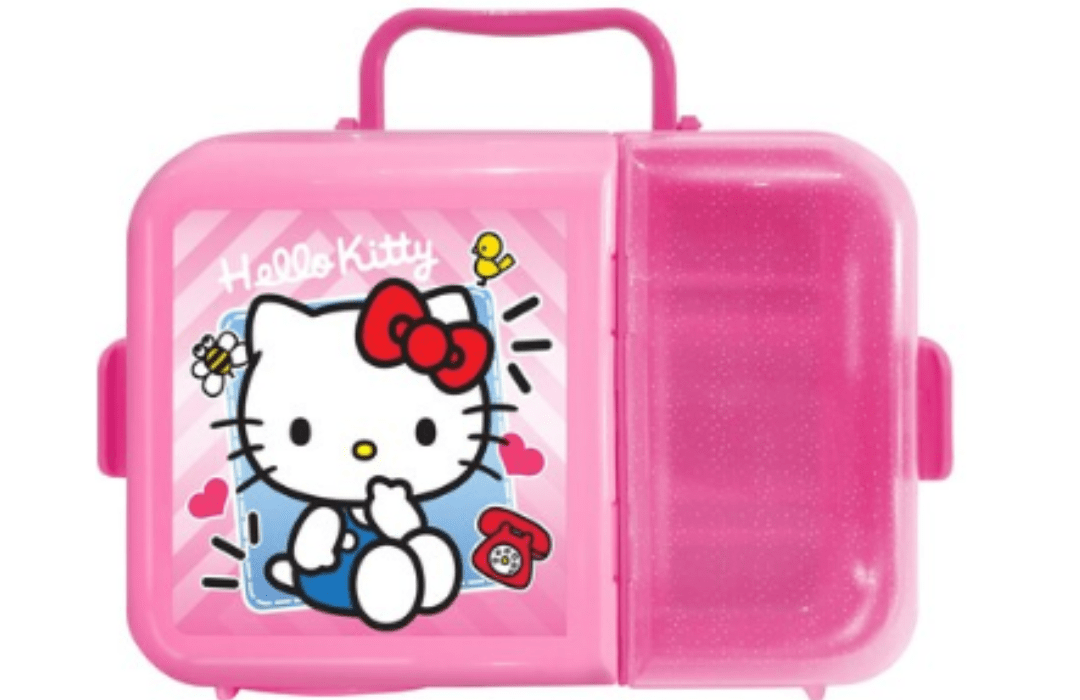 Hello Kitty Lunch Box 2 Compartment 112-50-07 — image 1