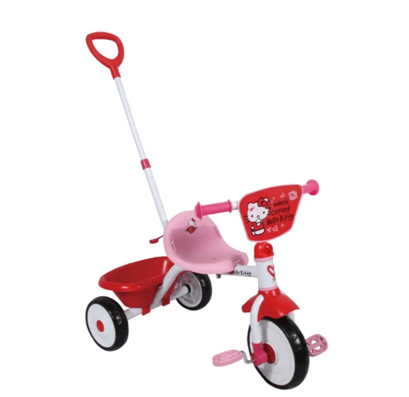Hello Kitty Trike with Push Handle TRI - 7161HKY - Colorland Toys