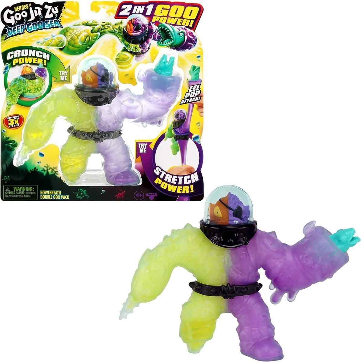 Heroes of Goo Jit Zu: Deep Goo Sea - Double Goo Pack Bowlbreath 42686/65387 - Colorland Toys
