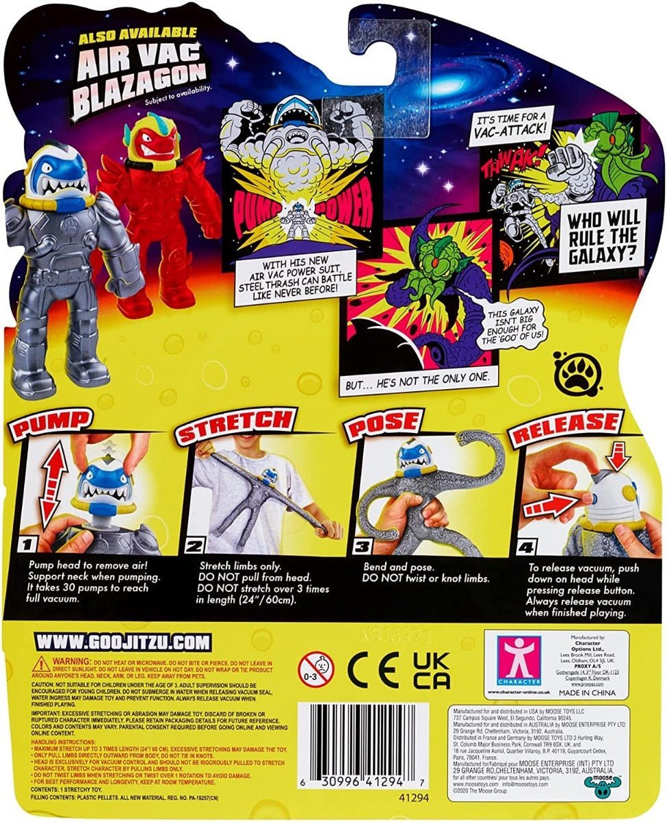 Heroes Of Goo Jit Zu Galaxy Blast Attack Air Vac Steel 41294 - Colorland Toys