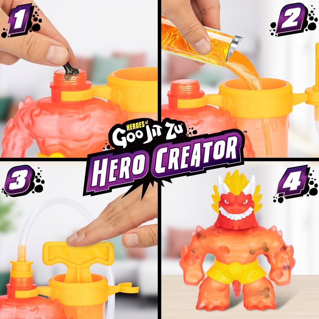Heroes of Goo Jit Zu Hero Creator - Make Your Own Blazagon - Colorland Toys