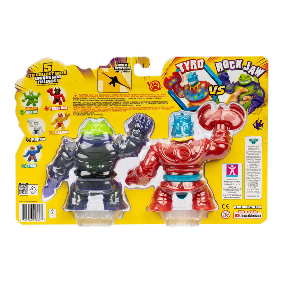 Heroes Of Goo Jit Zu S12 Smash Strikers Versus Tyro VS Rock Jaw 42804 — image 3