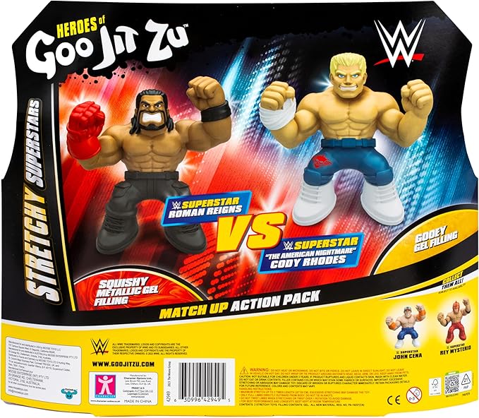 Heroes Of Goo Jit Zu WWE Match Up Action Roman Reigns VS Cody Rhodes Exclusive 42949 — image 3
