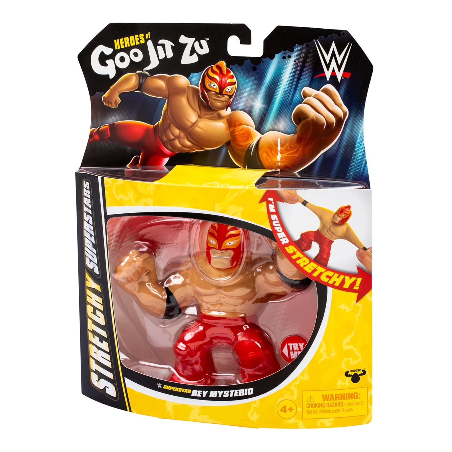Heroes of Goo Jit Zu WWE Rey Mysterio Stretchy Superstar Figure - Colorland Toys