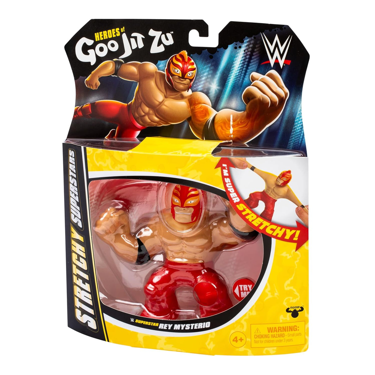 Heroes of Goo Jit Zu WWE Rey Mysterio Stretchy Superstar Figure - Colorland Toys