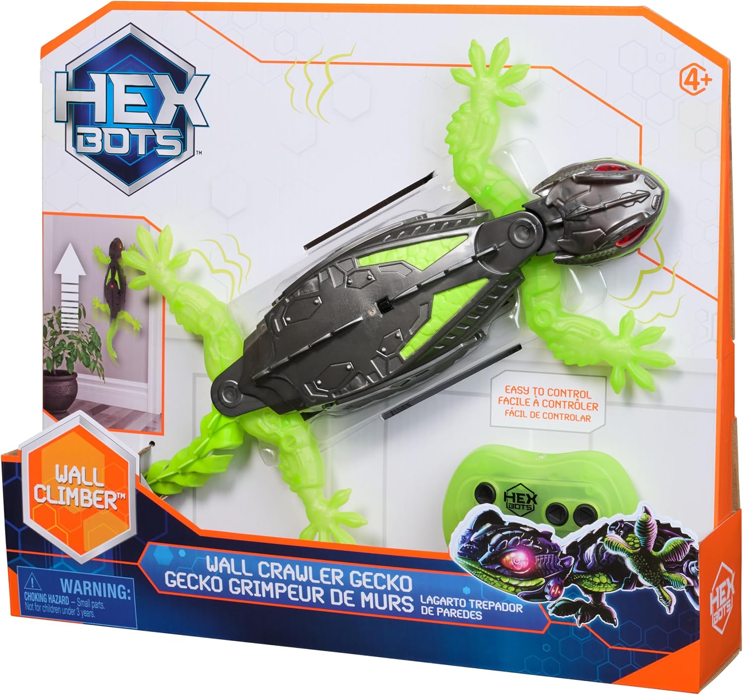 Hex Bots Wall Crawler Gecko 6070281 - Colorland Toys