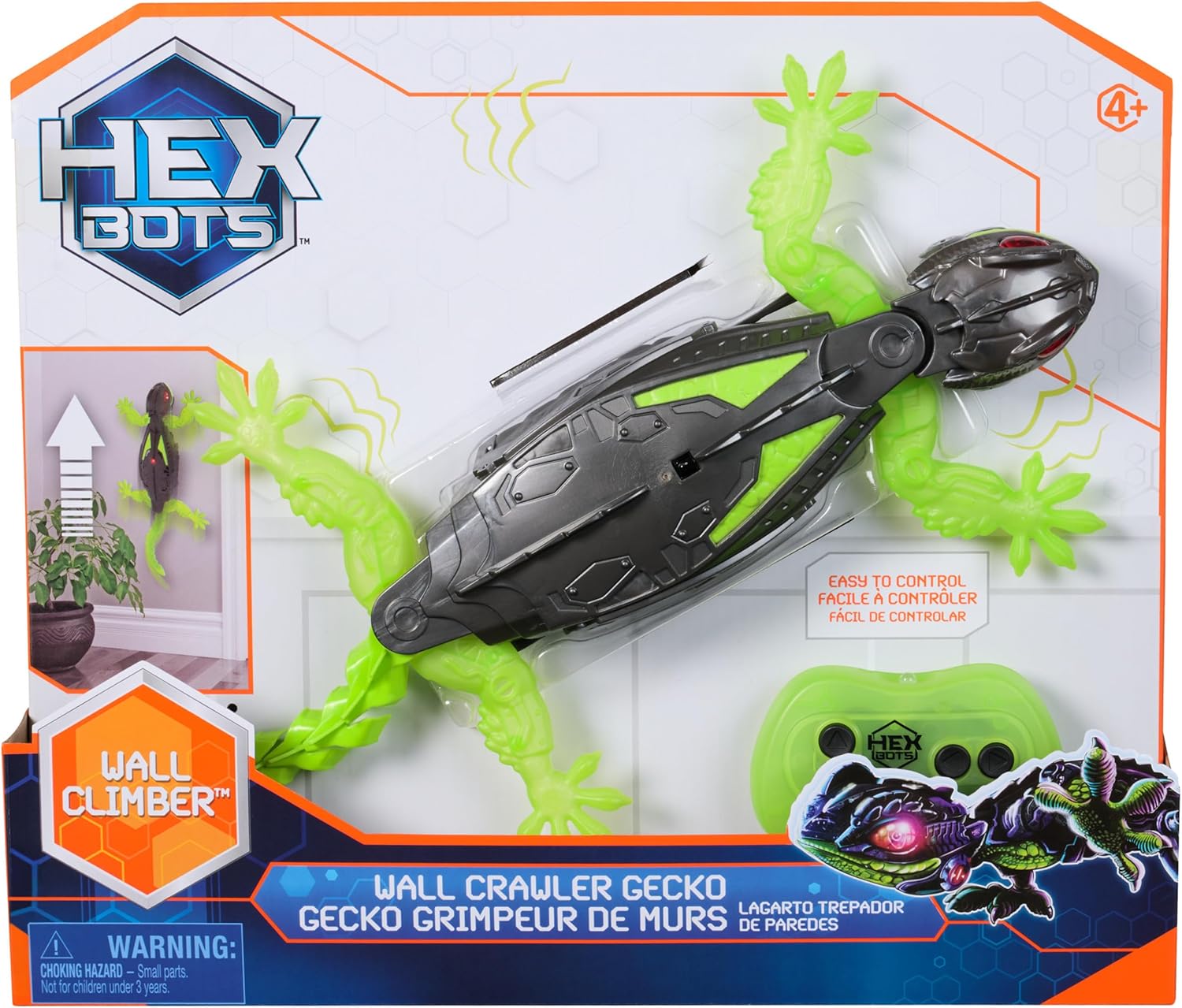 Hex Bots Wall Crawler Gecko 6070281 - Colorland Toys