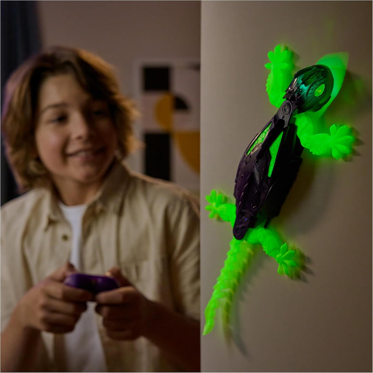 Hex Bots Wall Crawler Gecko Glow In The Dark 6075451 — image 7