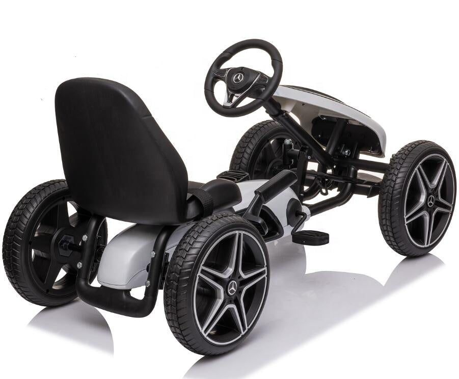 Mercedes-Benz Pedal Go Kart White XMX610 - Colorland Toys