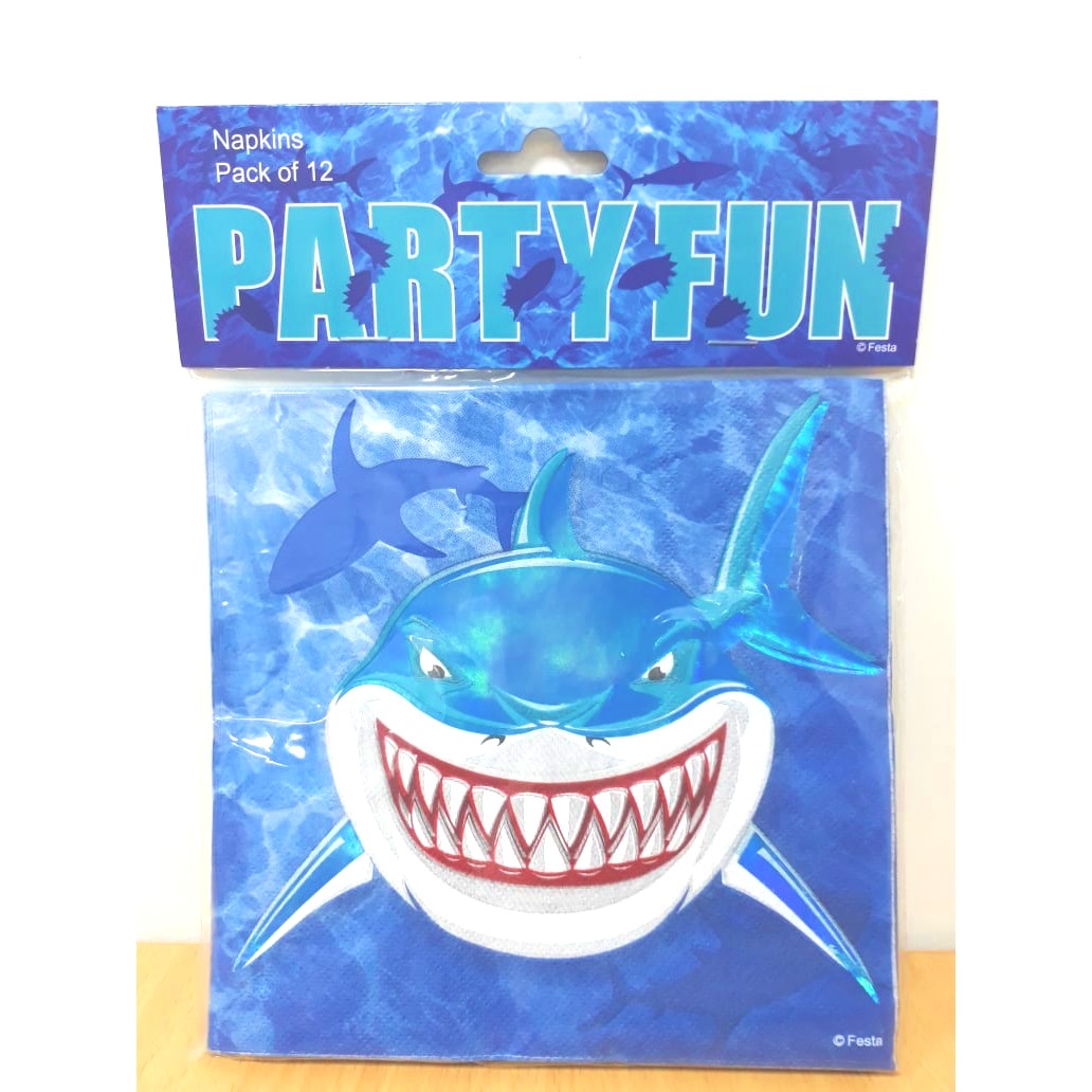 Shark Party Napkins - Colorland Toys