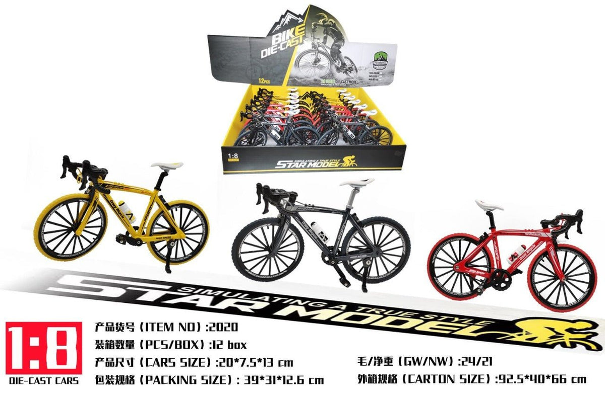 High Quality Die-cast Metal Bicycle Model 1:10 Scale City Bike for Mini Collection Assorted 2020 — image 2