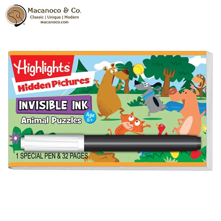 Highlights Hidden Pictures Invisible Ink Animal Puzzles HLGA - Colorland Toys