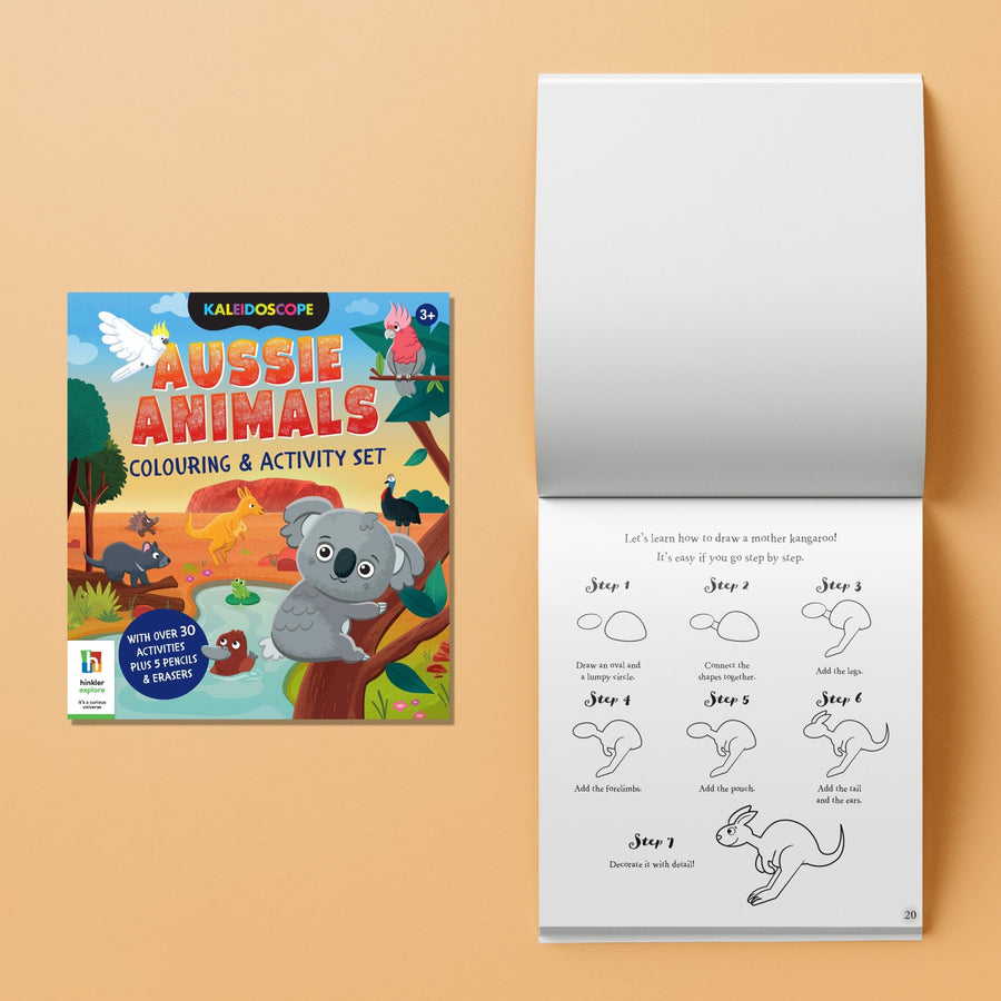 Hinkler Aussie Animals Colouring & Activity Set 923173 — image 3