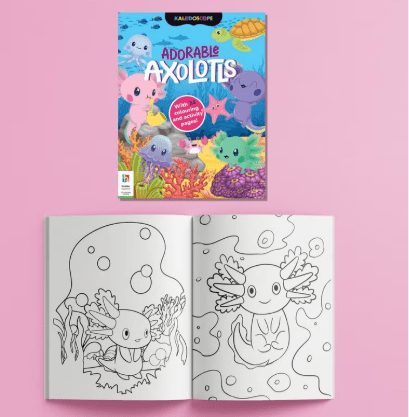 Hinkler Axolotls & Friends Creative Colouring Kit HBM00793 — image 3