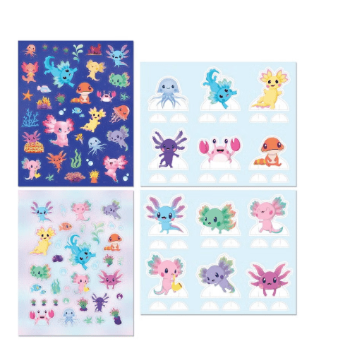 Hinkler Axolotls & Friends Creative Colouring Kit HBM00793 — image 2