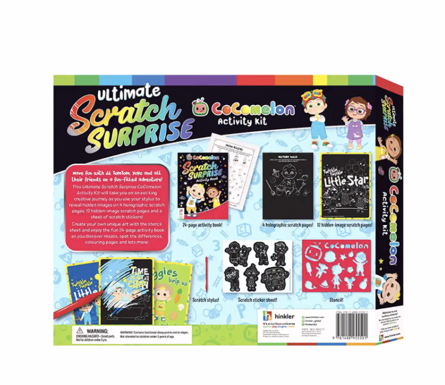 Hinkler Cocomelon Ultimate Scratch Surprise Activity Kit 955501 — image 2