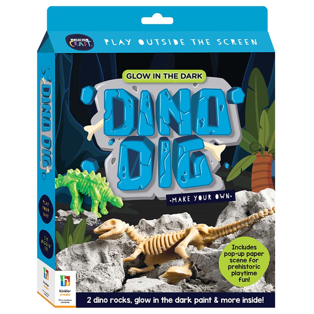 Hinkler Curious Craft Make Your Own Dino Dig Kit 805985 — image 1