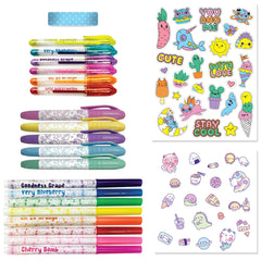 Hinkler Kaleidoscope Colouring Kawaii Ultimate Activity Kit 948763 - Colorland Toys