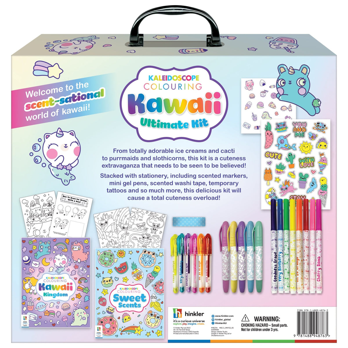 Hinkler Kaleidoscope Colouring Kawaii Ultimate Activity Kit 948763 — image 4