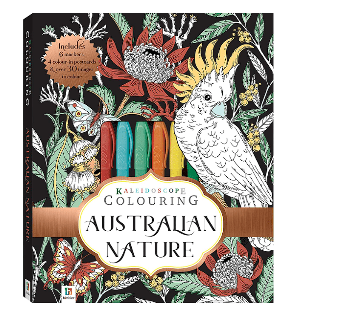 Hinkler Kaleidoscope Colouring Kit: Australian Nature - Colorland Toys